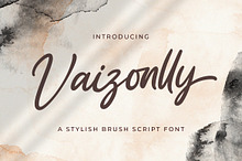 Vaizonlly - Bold Script Font