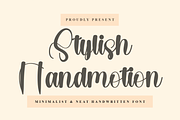 Stylish Handmotion, a Handwritten Font by FreshTypeINK (Thumbnail 1 of 8)
