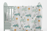 Tiny Jungle set. Zoo pattern, a Pattern Graphic by Lineli (Thumbnail 10 of 12)