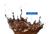 Milk Chocolate fluid splash JPG+PNG, an Object Graphic by LoopAll (Thumbnail 4 of 4)