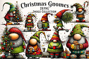 Whimsical Christmas Gnome Clipart, an Illustration by Dream Creation (Thumbnail 1 of 8)