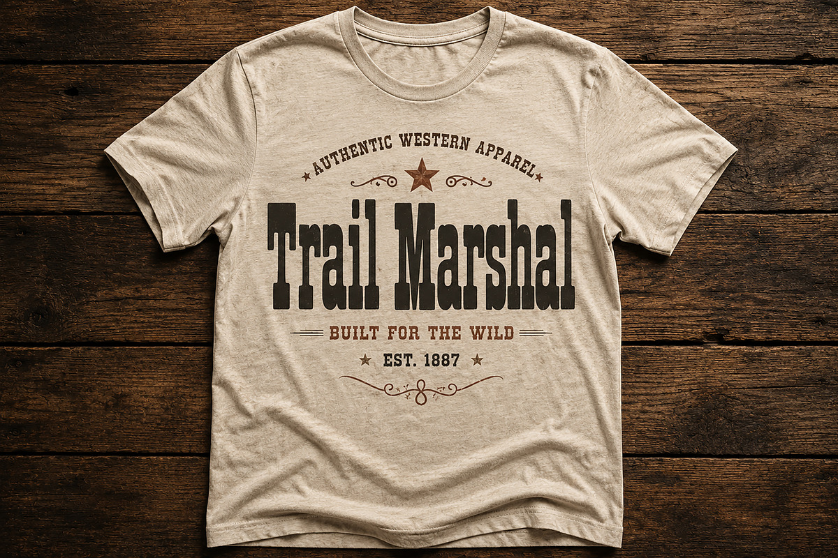 Trail Marshal - Western display font, a Sans Serif Font by Wow Magic (Photo 4 of 5)