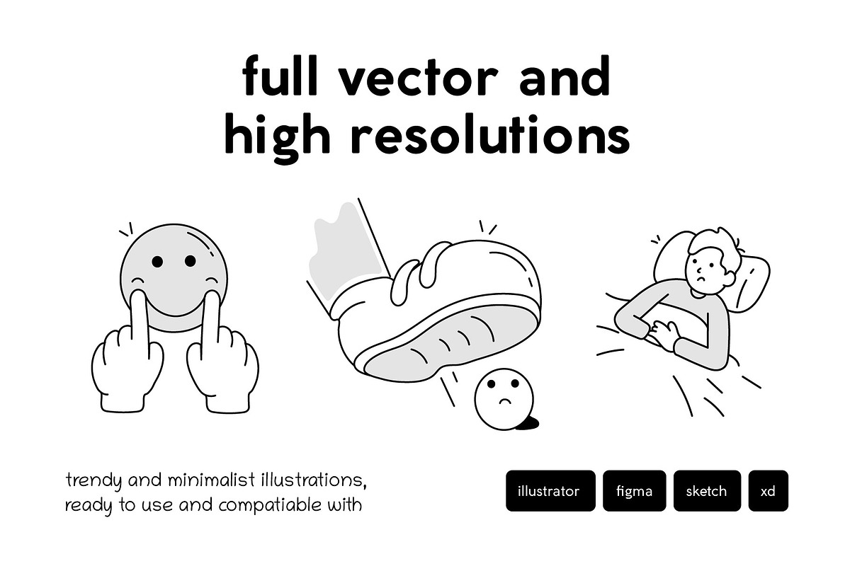 Miss You Doodle Icons Set, an Outline Icon by Vectors Market (Photo 3 of 8)