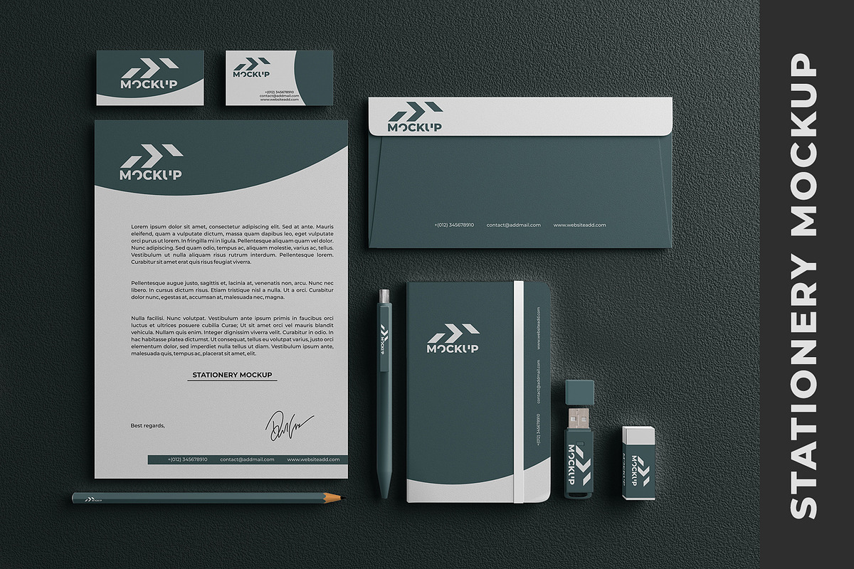 Branding Stationery Mockup, a Product Mockup by Pixie Creative (Photo 4 of 6)