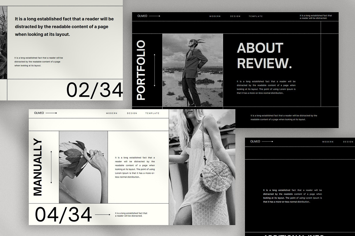 Oliveo Presentation Template preview 7