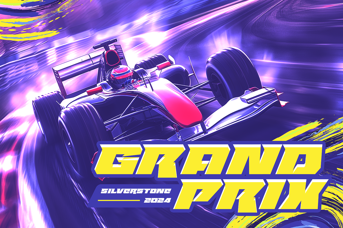 Racing Font – Sport and Racing Font, a Serif Font by Gassstype (Photo 4 of 9)