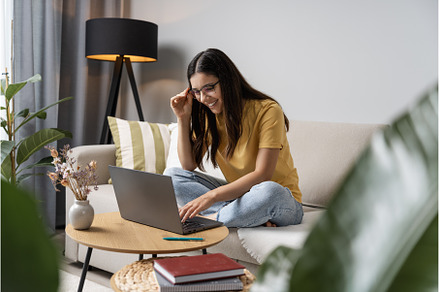Back to study. Happy student doing, a School & Education Photo by AD Stock Images
