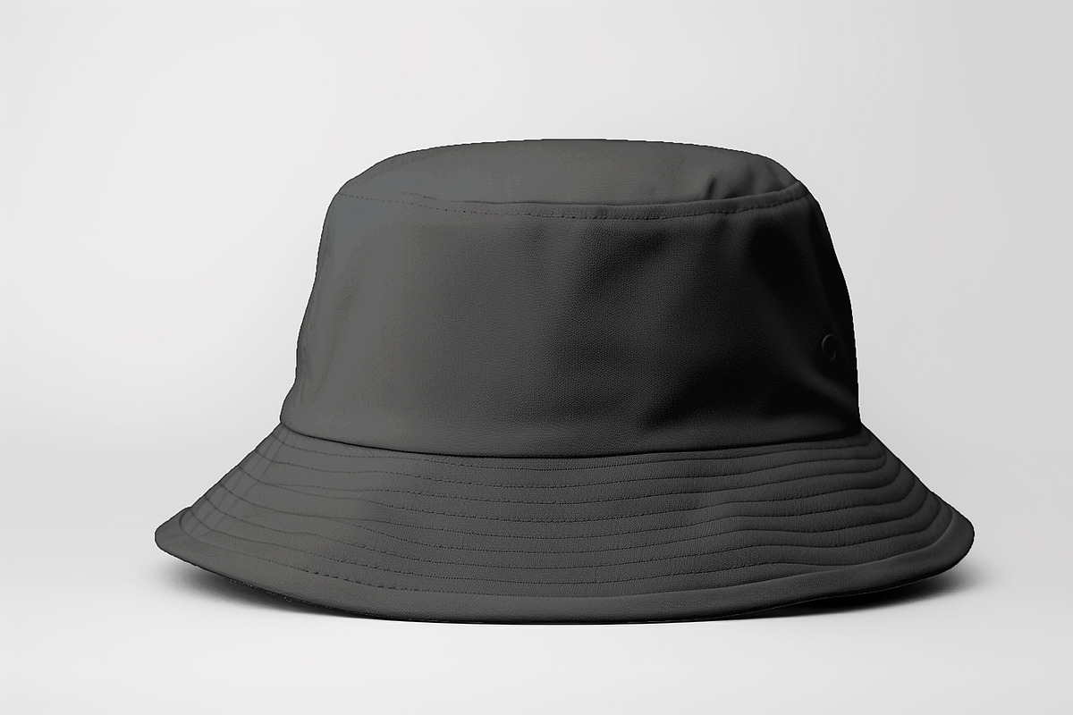 Realistic bucket hat mockup, a Hat Mockup by Raihan Rahman (Photo 2 of 10)