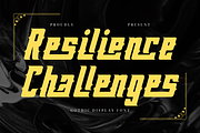 Resilience Challenges Font, a Serif Font by 177Studio (Thumbnail 1 of 8)