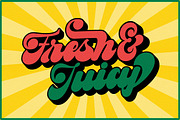 Hostage -Retro Font (New Update), a Script Font by Letter Fresh (Thumbnail 4 of 9)