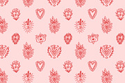 Mystical Heart. Clipart + Pattern, an Object Graphic by Viaireshop (Thumbnail 2 of 4)