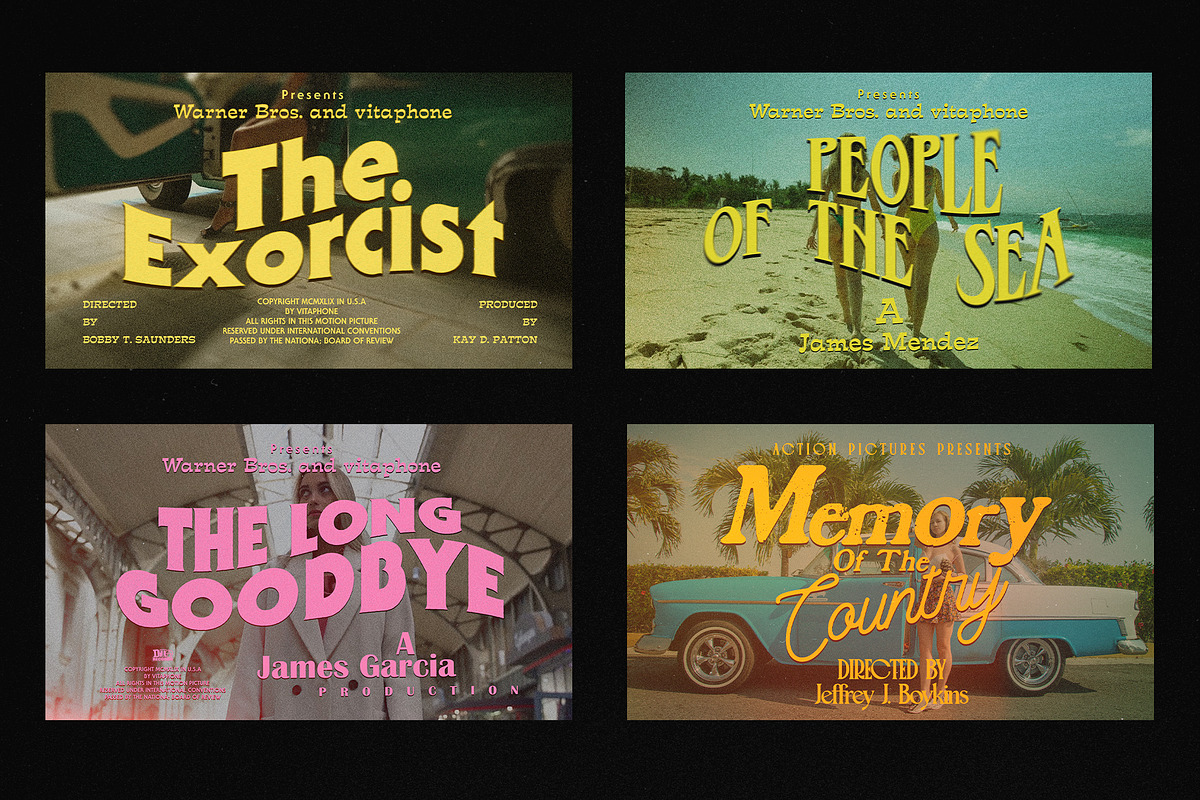 Vintage Movie Titles, a Design Template by Pixflow (Photo 6 of 12)