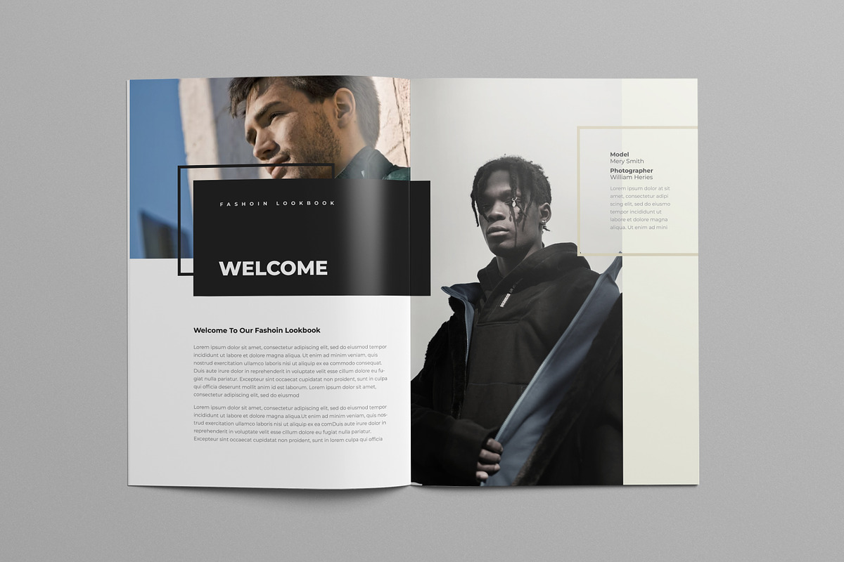 Fashion Lookbook | Canva & InDesign preview 2