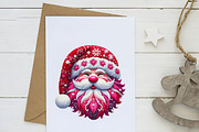 Crochet Faux Yarn Christmas Santa, an Illustration by Dream Creation (Thumbnail 4 of 5)