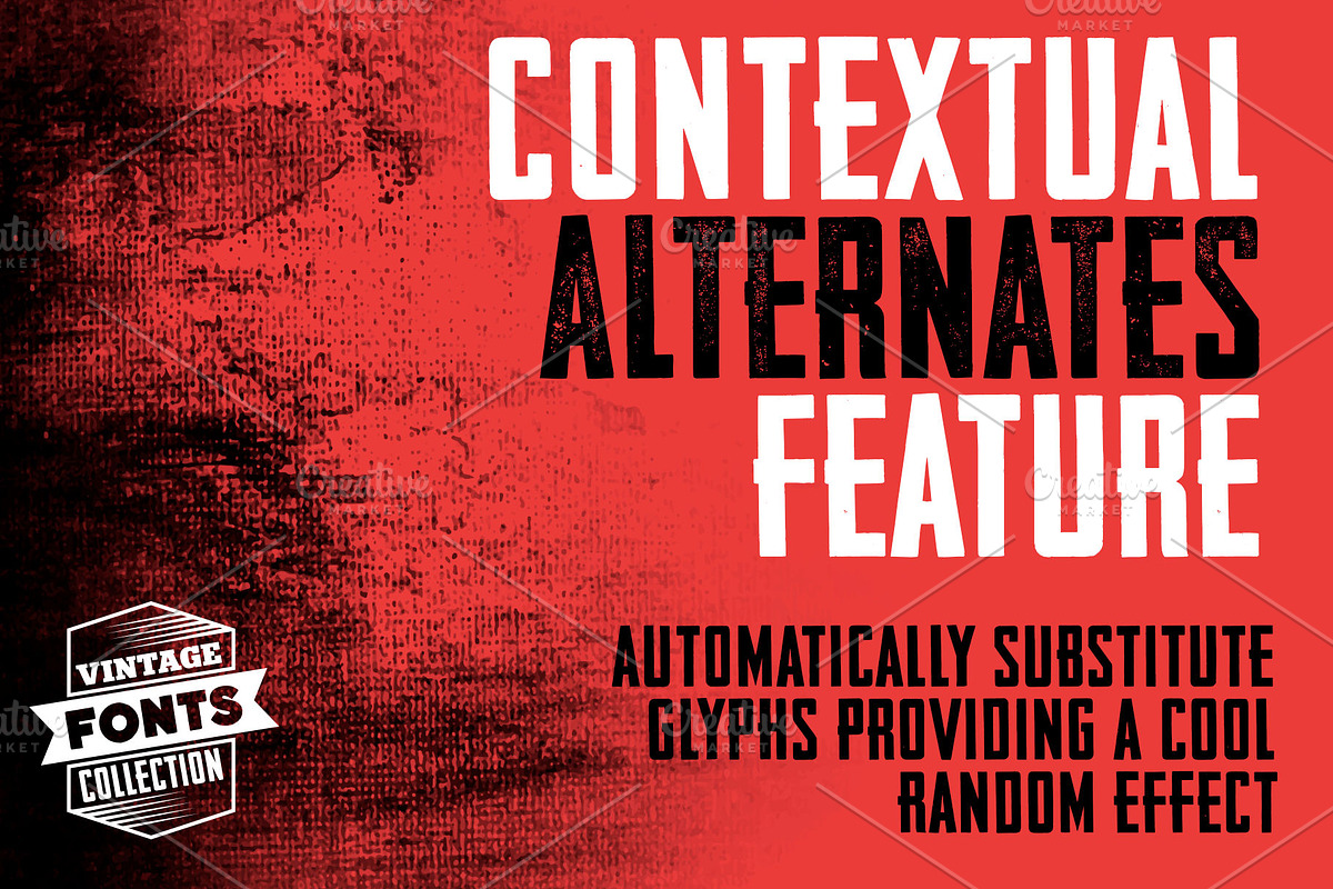 Fantomen - 2 vintage fonts preview 2