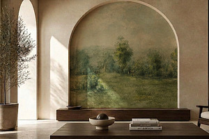 Realistic Wall Texture Mockup, a Household Mockup by elfy creative