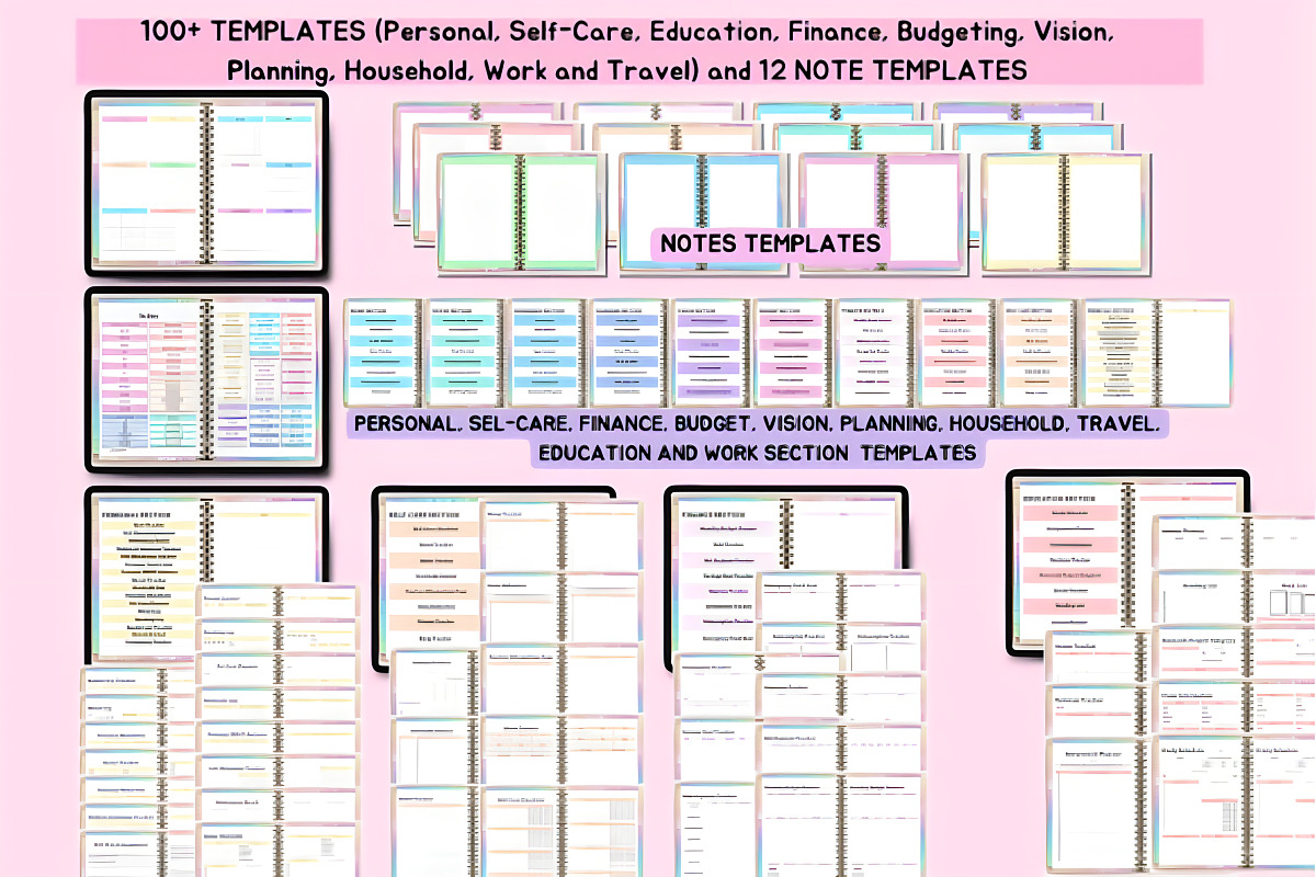 All-in-One Digital Planner, a Design Template by Ink Gallery (Photo 4 of 9)