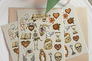Love and Death Tattoo Symbols, an Illustration by Belusuab (Thumbnail 6 of 10)