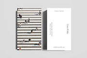 Rain Crossing Business Card Template, a Business Card Template by Human-made. Made to feel. (Thumbnail 2 of 2)