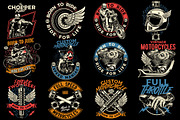 Vintage Motorcycle illustration pack, an Illustration by The BolzStudio (Thumbnail 2 of 8)