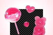 Y2K 3D Sweet Jelly Collection, an Object Graphic by JaoGam (Thumbnail 4 of 8)