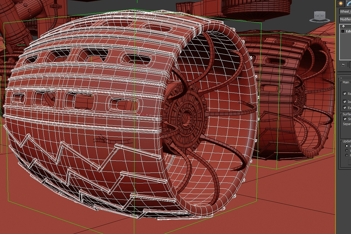 Curiosity Rover Mars 3d model vray, a Cars & Vehicle 3D Model by konstantin.ermolaev (Photo 5 of 6)