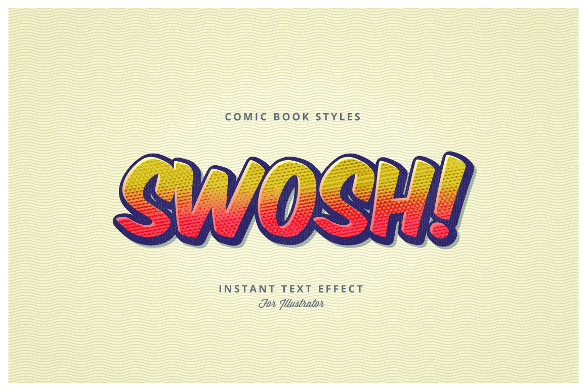 Comic and Cartoon Text Effects Vol.2, a Layer Style Add-On by Vector Galore