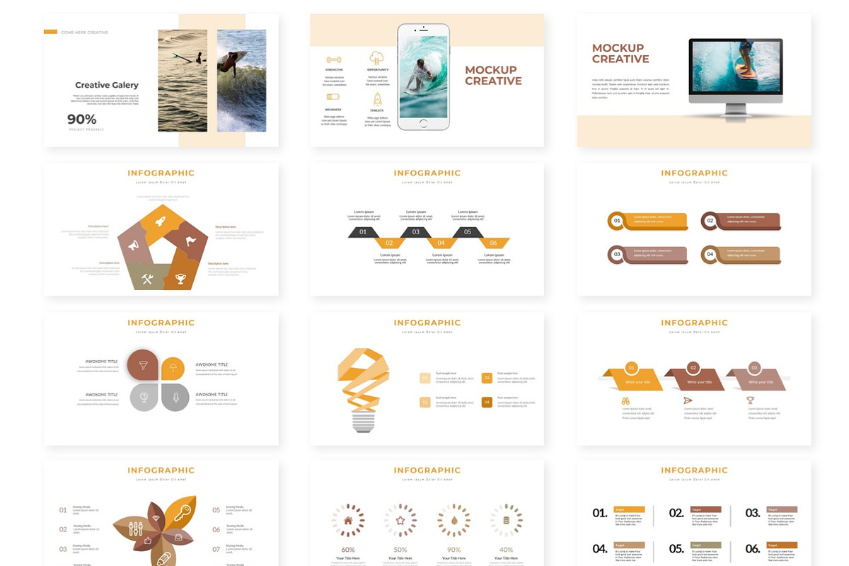 Comehere - Keynote Template, a Presentation Template by AQR Studio