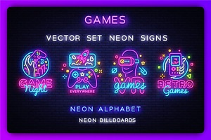 Games Neon Signs