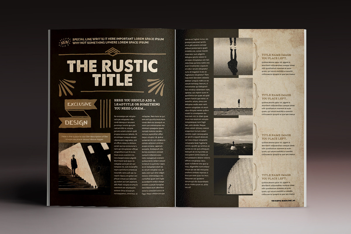 The Rustic MGZ, a Magazine Template by Luuqas Design (Photo 13 of 15)