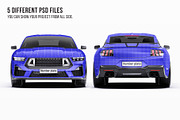 2026 Muscle Performance Coupe Set, an Advertising Mockup by Halal Graphic Studio (Thumbnail 8 of 12)
