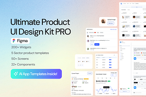 Ultimate Product UI Design Figma Kit, a Templates & Theme by DigitSense
