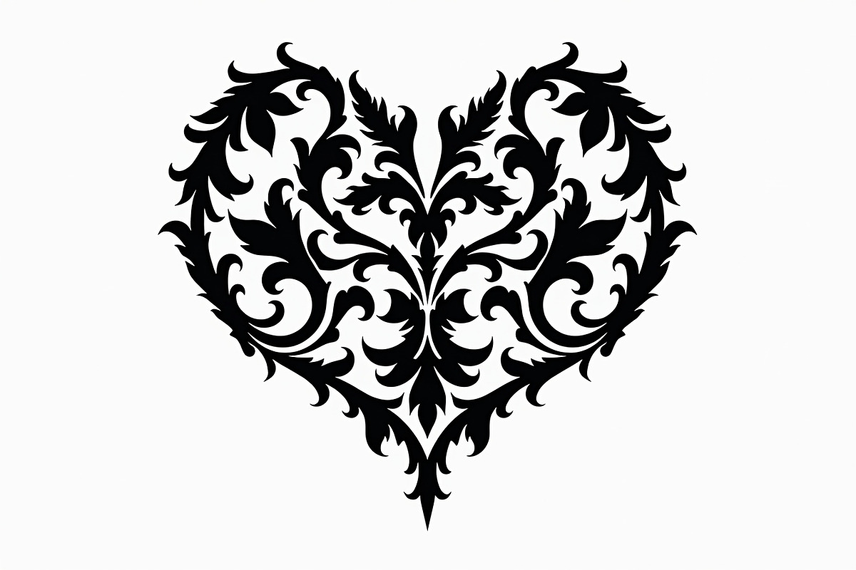 Vintage Heart Vector Design, an Illustration by Creativeshirt (Photo 21 of 21)
