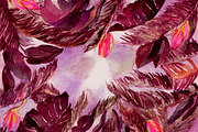 Watercolor tropical maroon, a Background Graphic by Inna Vinchenko Designs (Thumbnail 2 of 2)