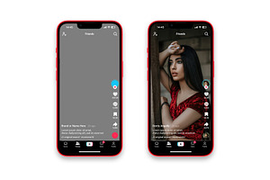 TikTok Mockup Template 2024