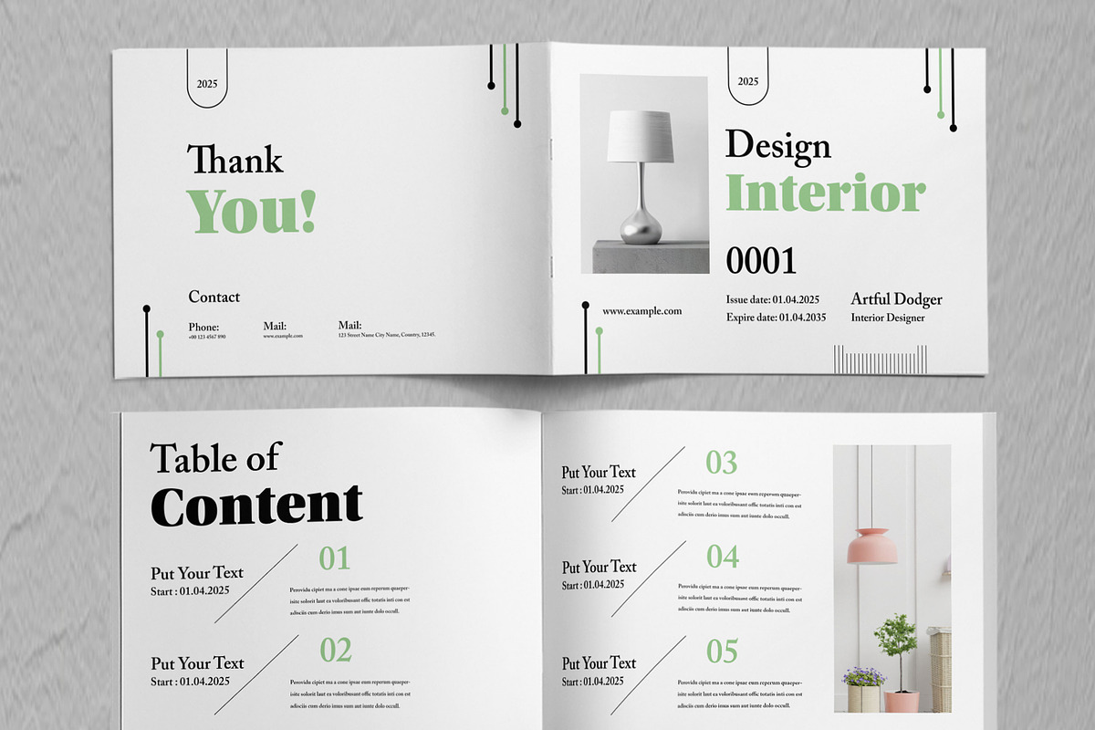 Design Interior Layout, a Brochure Template by ContestDesign (Photo 2 of 5)