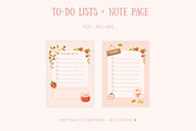 Cute Autumn Planner Pages, a Print Template by Bielousova Art (Thumbnail 4 of 8)