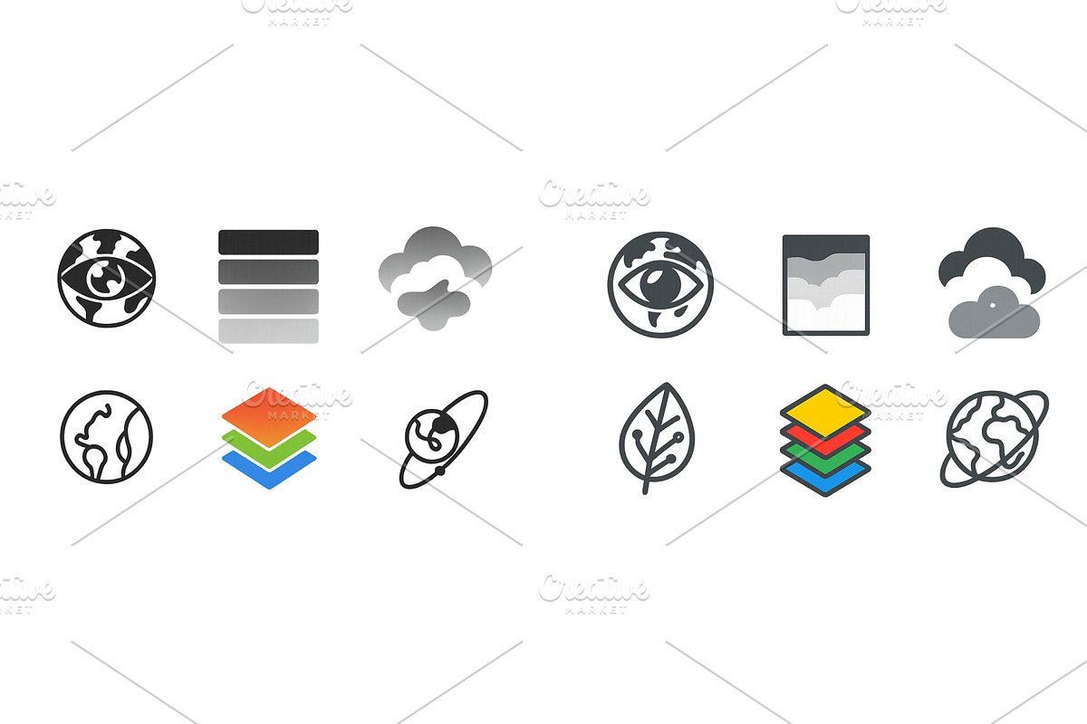 Graphic representations of various, a Technology Illustration by ZinetroN