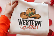 Western Christmas Cowboy Hat PNG, a Seasonal Illustration by CrexoraLab (Thumbnail 2 of 4)