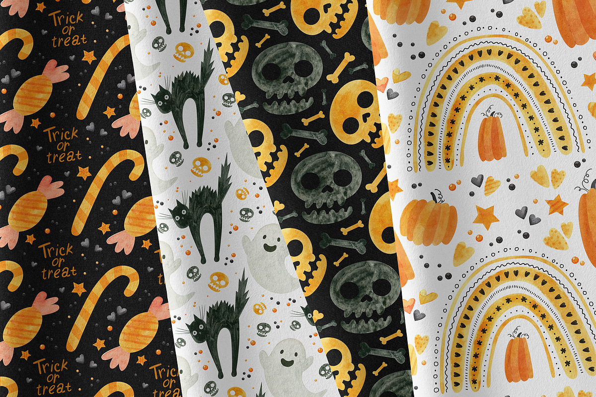 Orange Halloween Clipart & Patterns, an Object Graphic by Valin Malin (Photo 14 of 14)