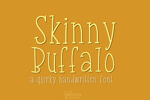 Buffalo- Font Family