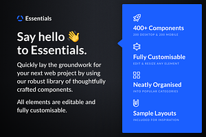 Essentials Wireframe Kit