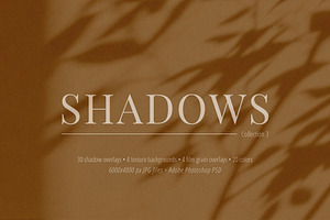 30 Shadow Overlays Vol. 03 Plants