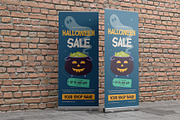Halloween Sale Roll Up Banner, a Stationery Template by Neermana (Thumbnail 4 of 4)