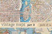 Vintage Maps Digital Paper, a Pattern Graphic by ZephyrDigital (Thumbnail 2 of 2)