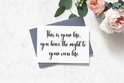Birthday | Script Font, a Handwritten Font by Scratchones (Thumbnail 5 of 8)
