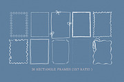 36 Whimsical Hand-Drawn Borders, an Object Illustration by Design by Laney (Thumbnail 2 of 13)