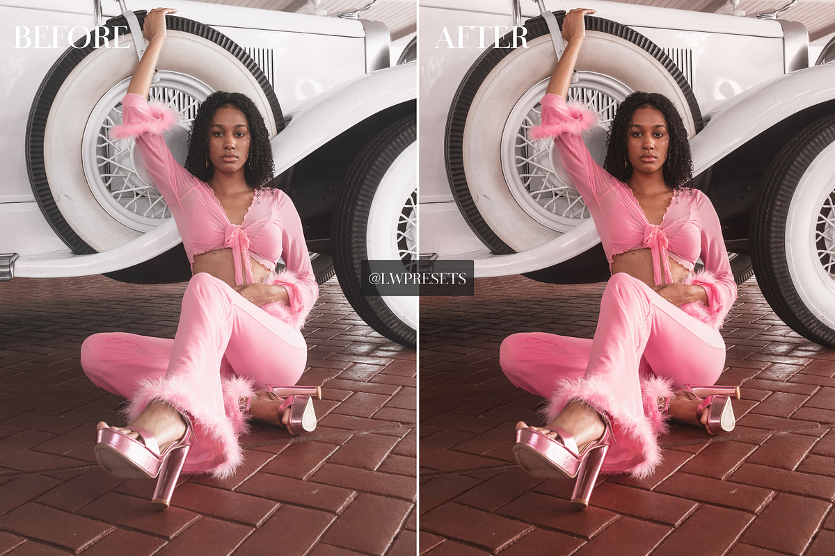 15 Pink Aesthetic Lightroom Presets, a Preset Add-On by LWPRESETS (Photo 7 of 7)