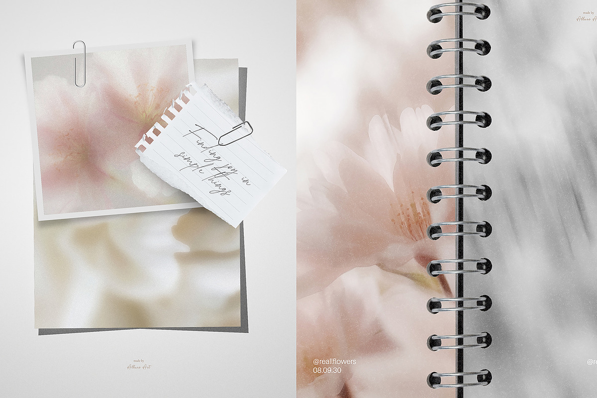 Ethereal Floral Backgrounds Bundle, an Abstract Photo by Allure Art (Photo 16 of 26)