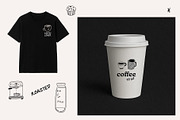 Coffee Hand-Drawn illustrations, a Food Illustration by dicreate (Thumbnail 9 of 12)